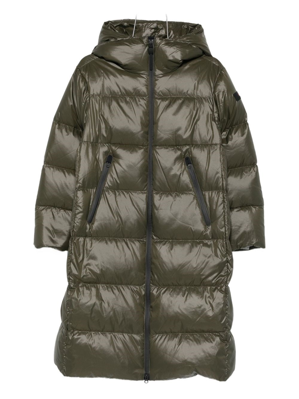 Peuterey Selectric Midi Down Jacket In Green
