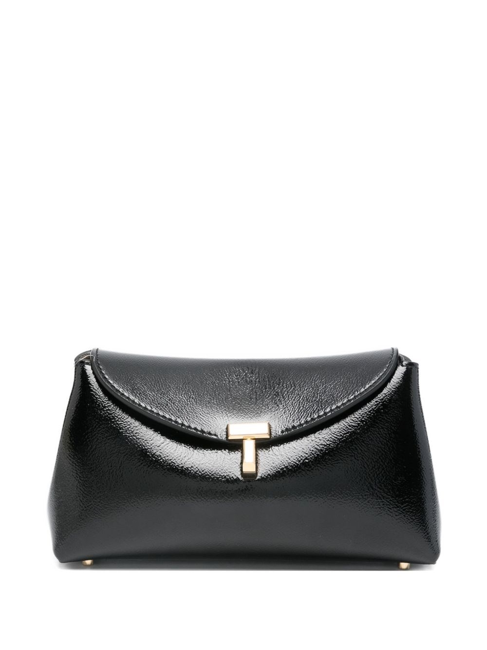 Totême Toteme Leather Mini Clutch In Black