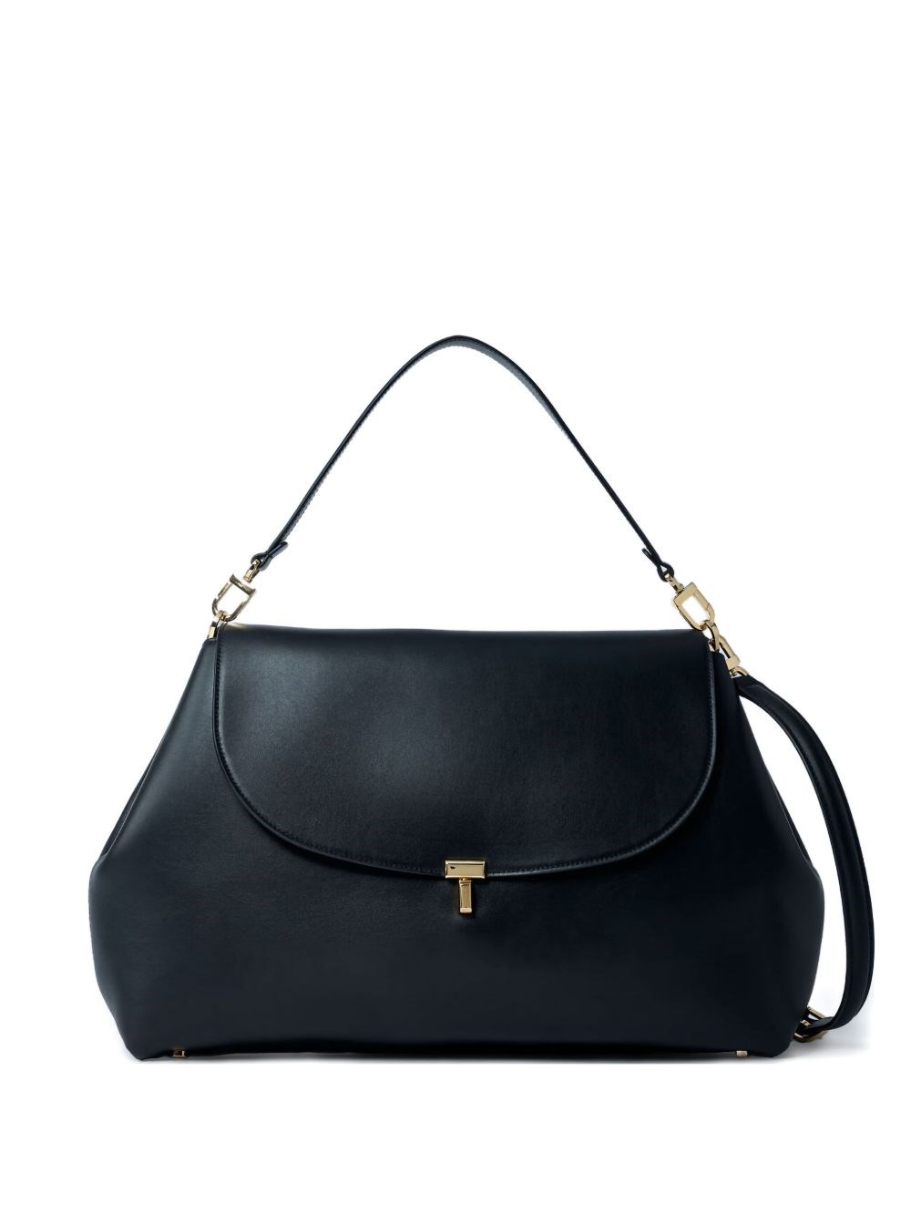 TOTEME T-Lock Leather Shoulder Bag