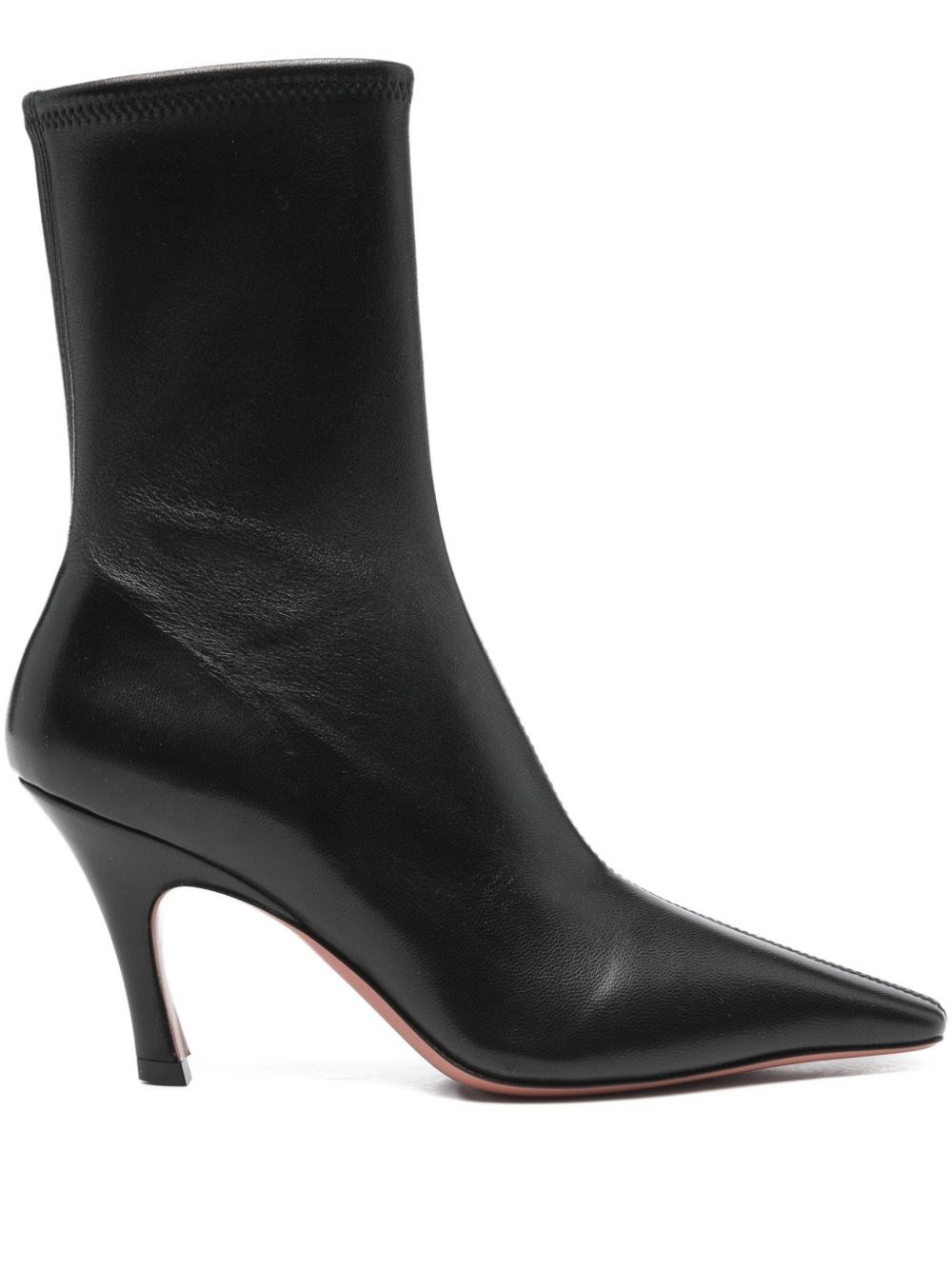 Amina Muaddi Jamie Leather Boots