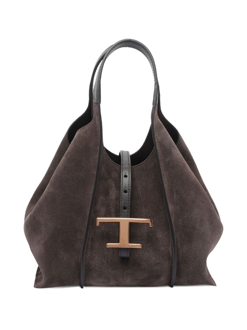 Tod's Mini Leather Tote Bag In Brown
