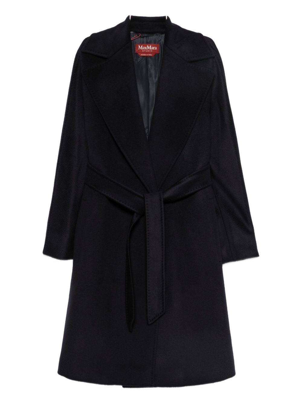 Max Mara Wool Coat In Blue