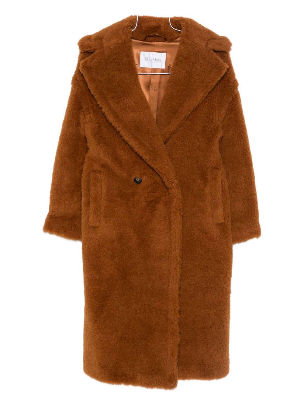Max Mara Wool Coat In Brown