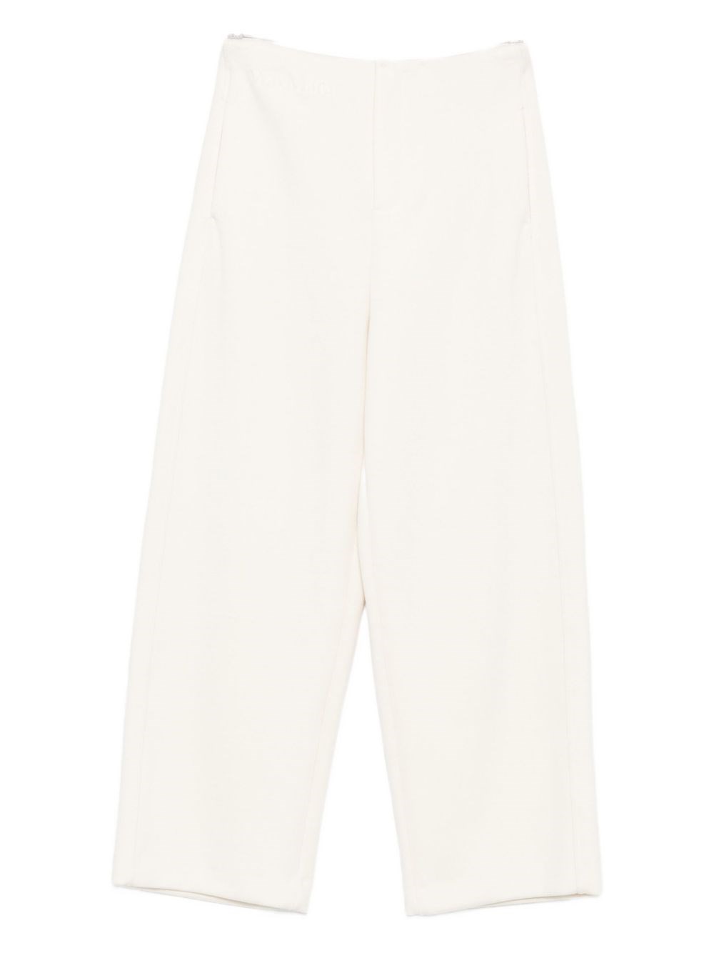 Max Mara Pantaloni In Lana E Cotone