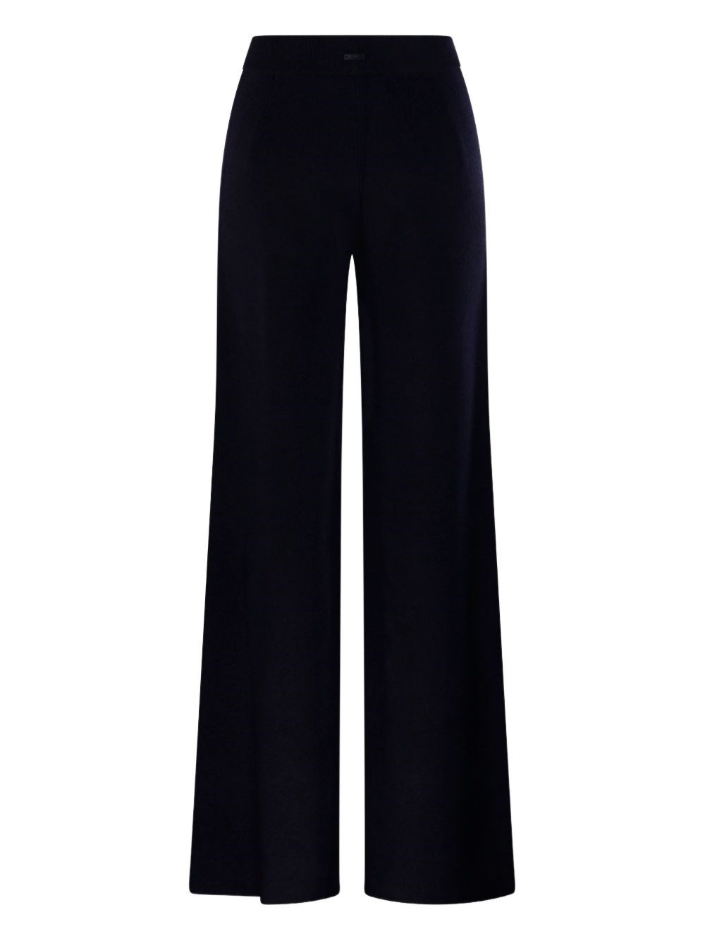 Max Mara Cashmere Wool Trousers In Blue
