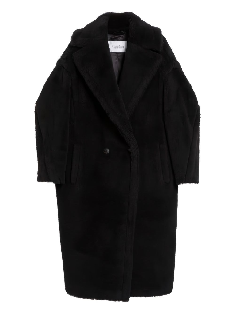 Max Mara "tedgirl" Classic Coat Clothing In Black