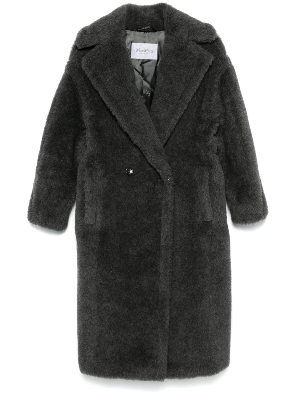 Max Mara Wool Coat In Gray