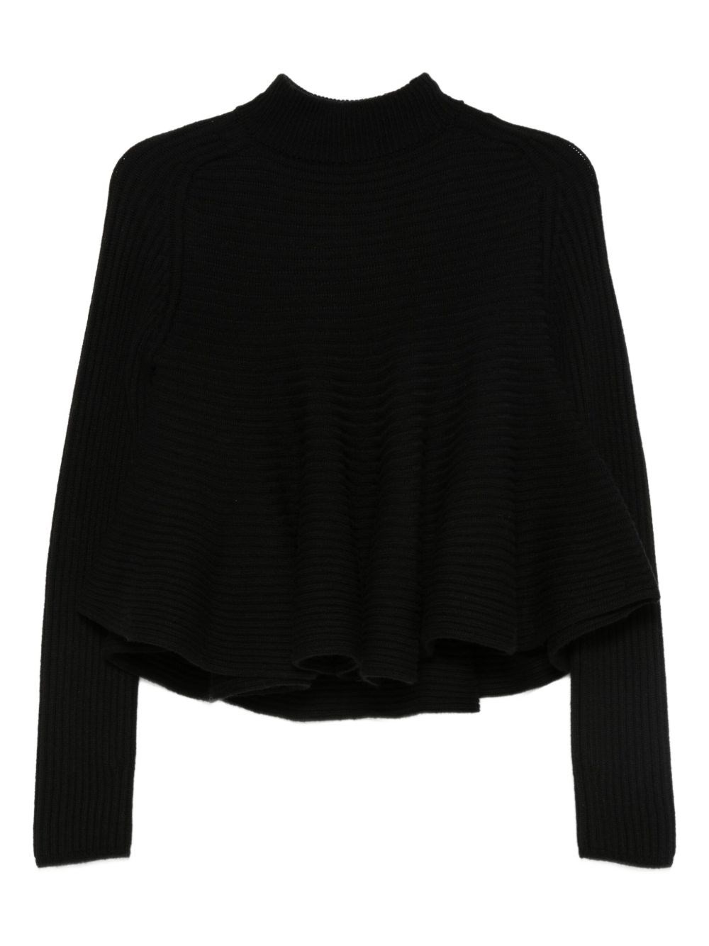 Sportmax Wool Turtle-neck Jumper In Black