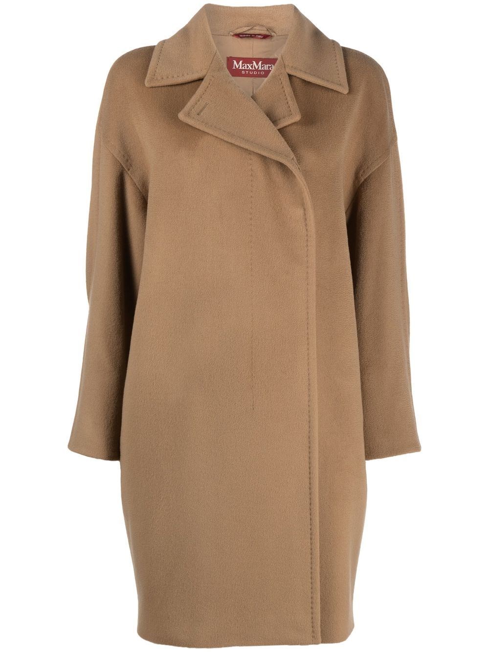 Max Mara Wool Coat In Brown