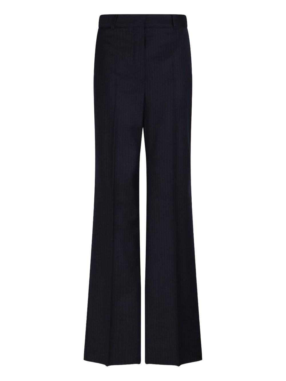 Max Mara Wool Trousers In Blue
