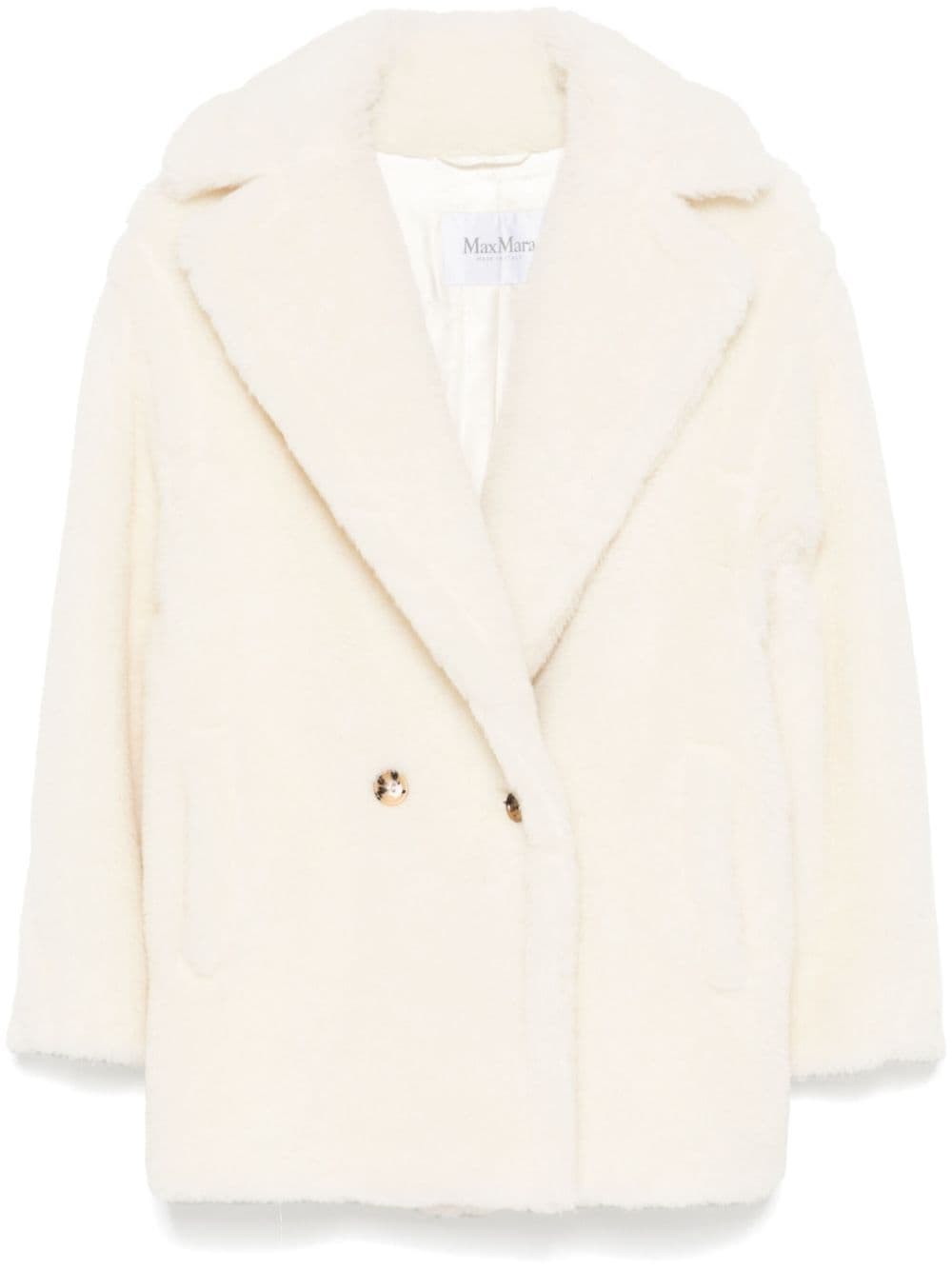 Max Mara Wool Coat In Multi
