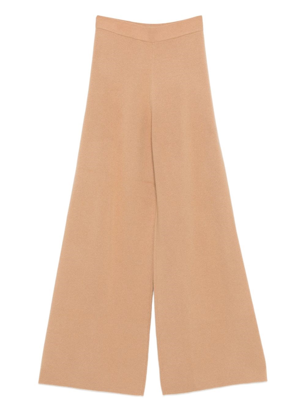 Max Mara Cashmere Wool Trousers In Sand