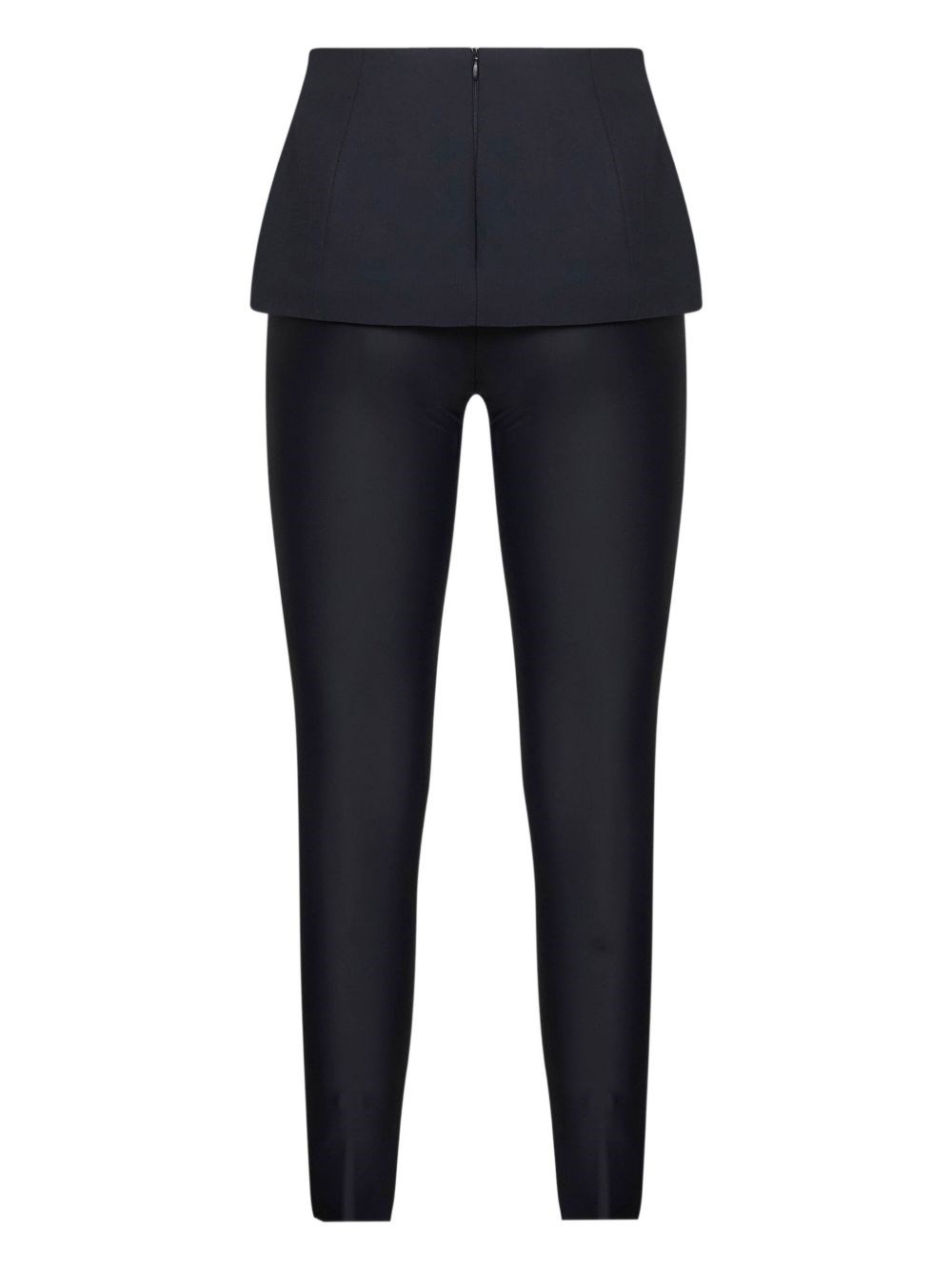 Diesel Women Blue Jersey P-hour-bond Trousers In Black