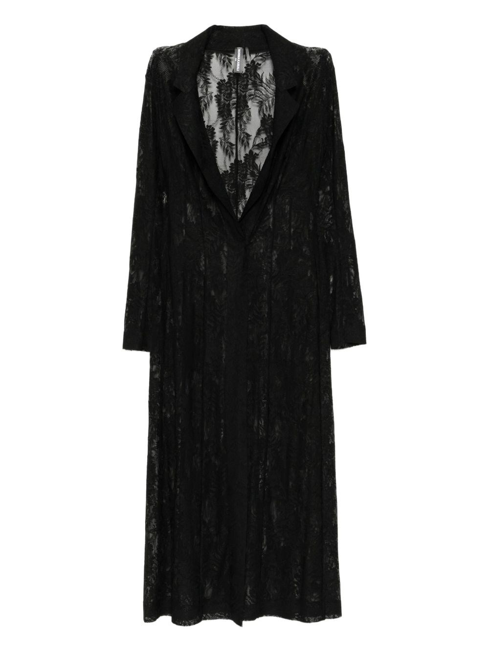 Norma Kamali Lace Long Coat - Norma Kamali - Modalova