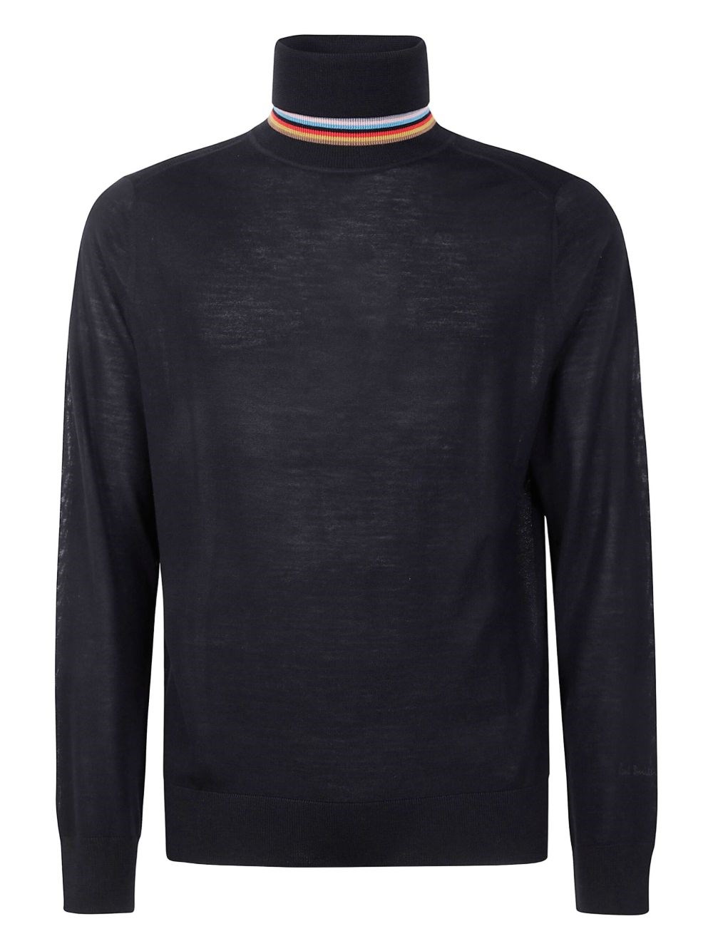 Paul Smith Wool Turtle-neck Sweater In Black