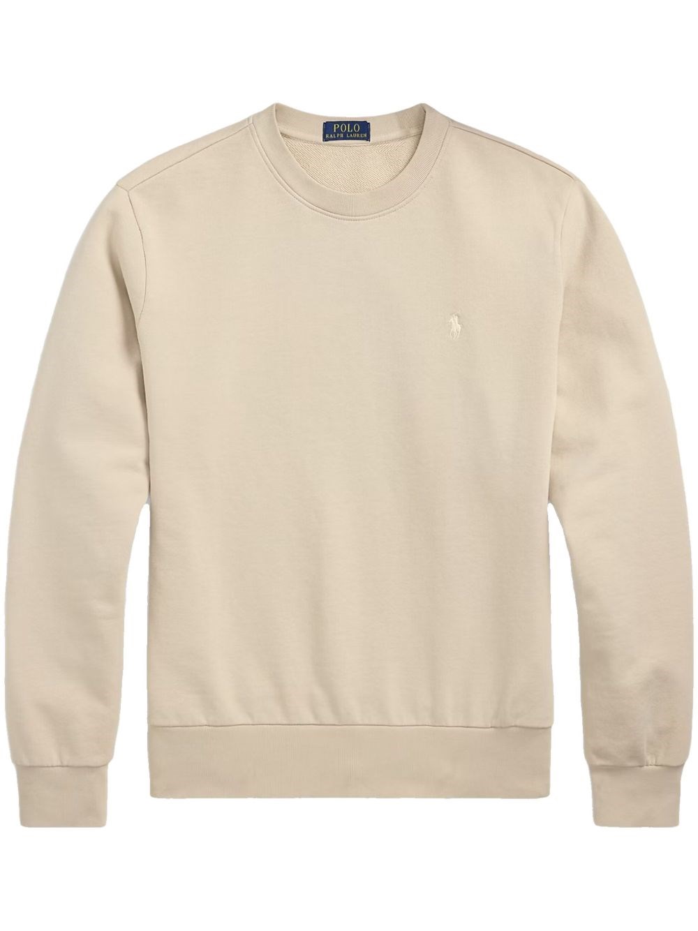 Polo Ralph Lauren Relaxed Fit Loopback Fleece Sweatshirt In Neutral
