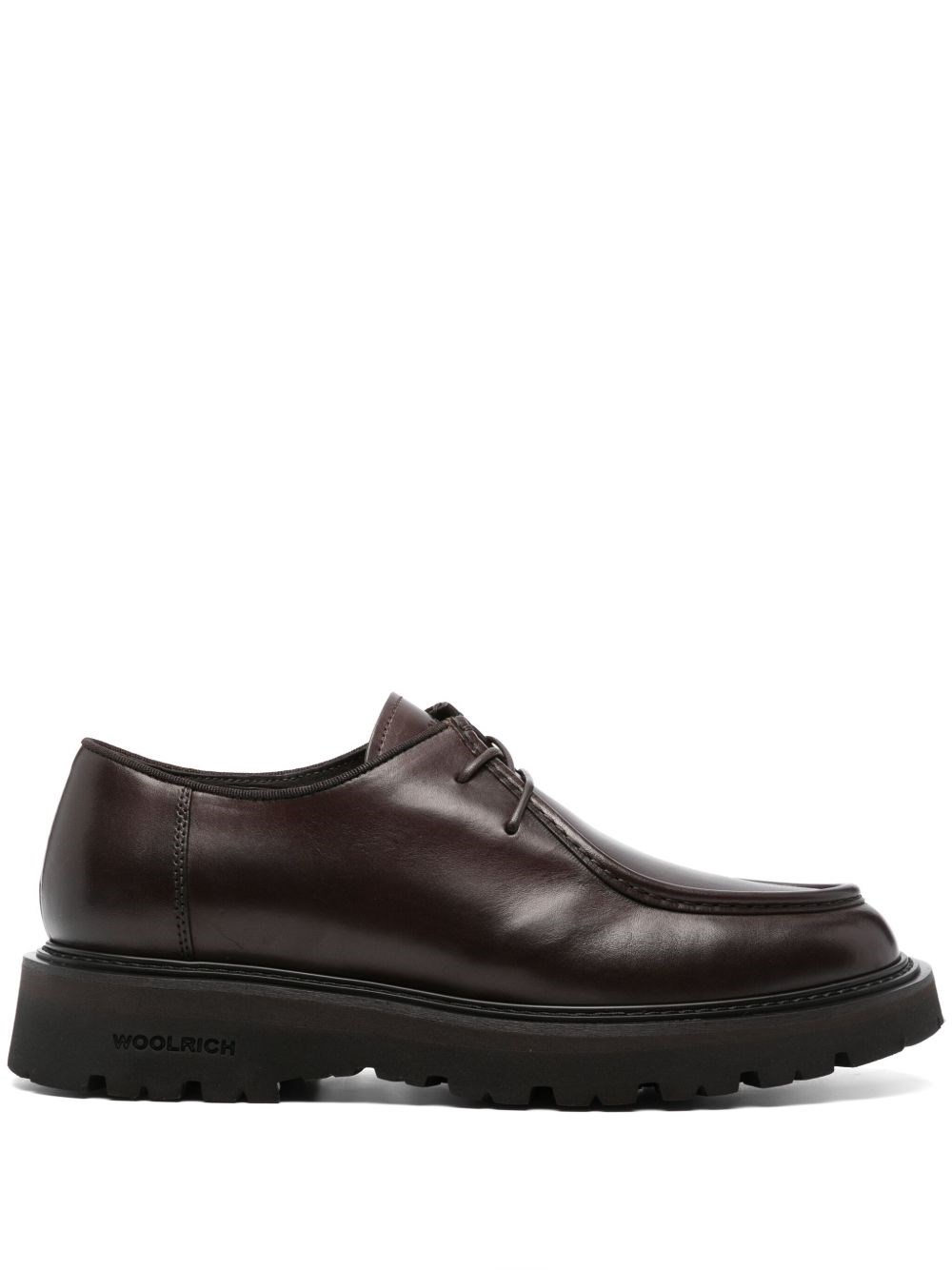 Woolrich Leather Paraboot Shoe In Black