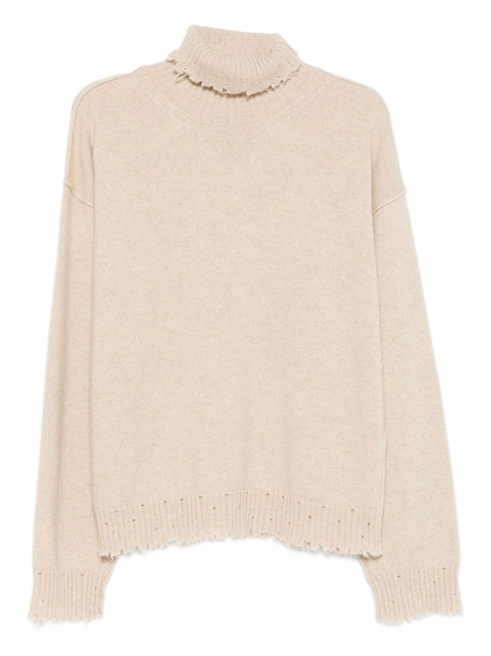 Uma Wang Cashmere Turtle-neck Jumper In Sand