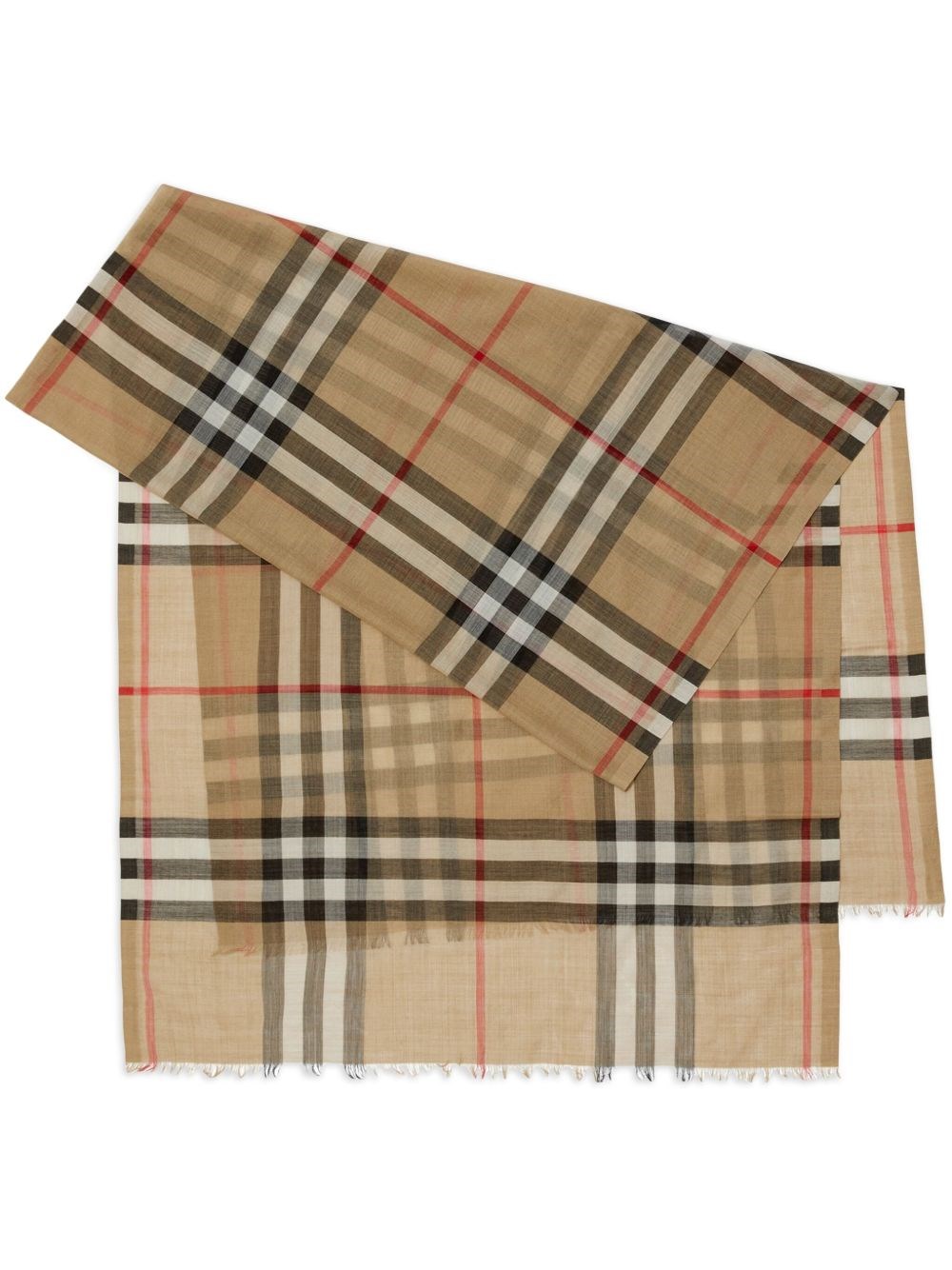 Burberry Check Print Scarf - Burberry - Modalova