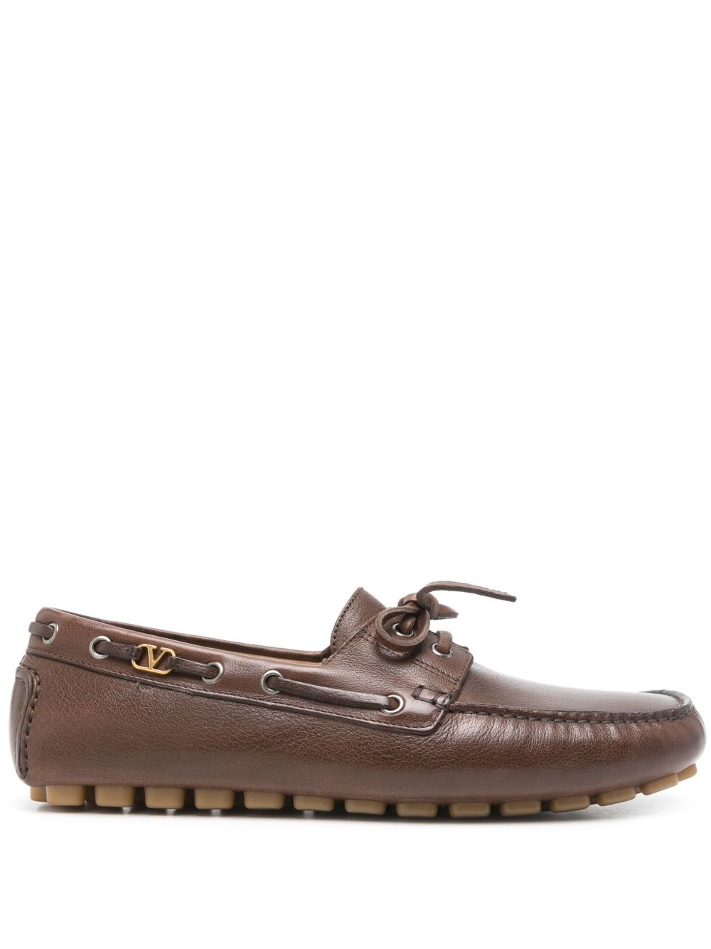 Fastaway Moccasin In Buffalo Leather - Valentino Garavani - Modalova