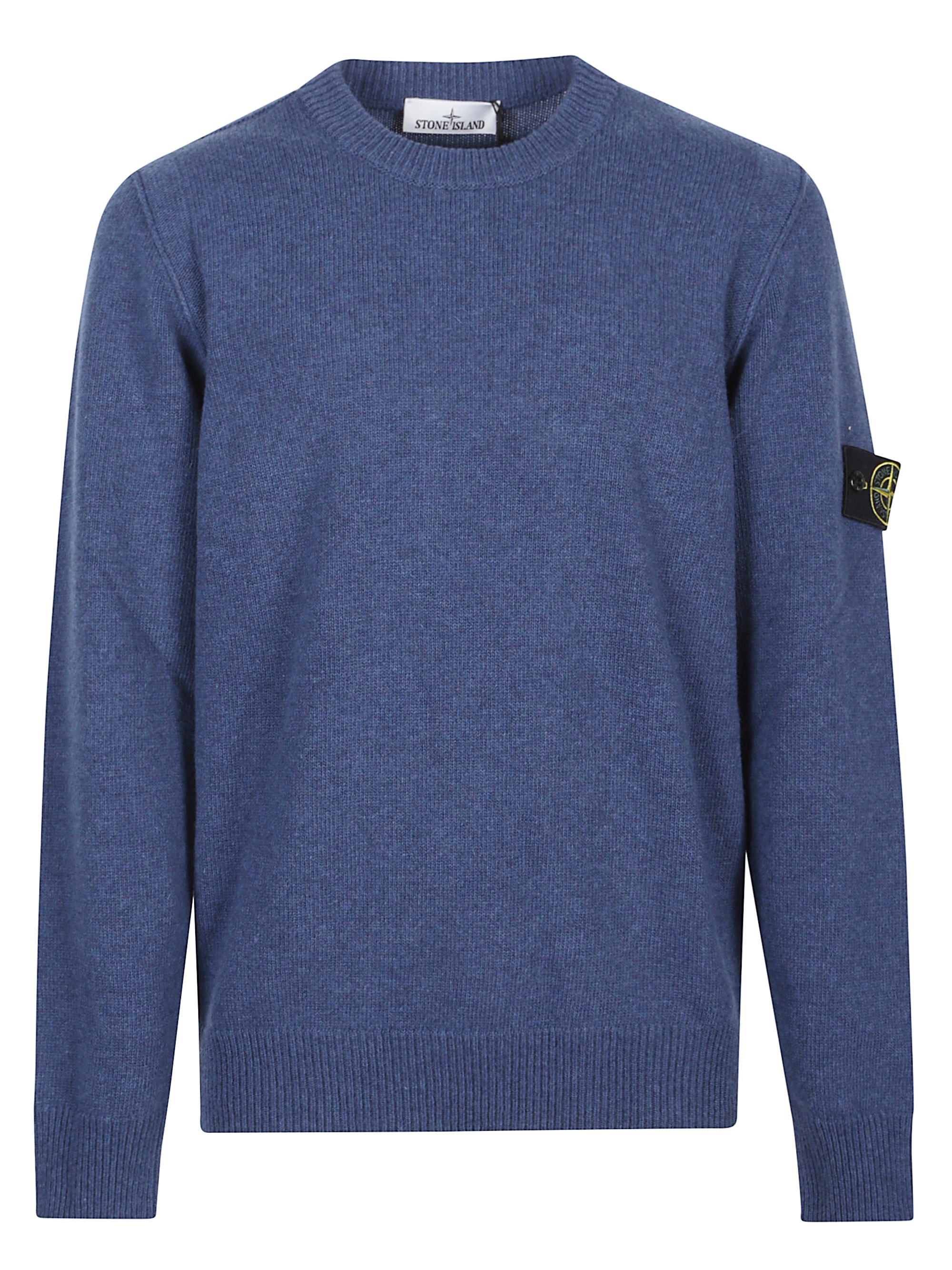 Stone Island Felpa Classica In Blue