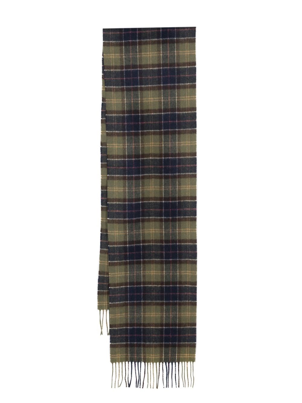 Barbour Tartan Wool  Scarf In Multi