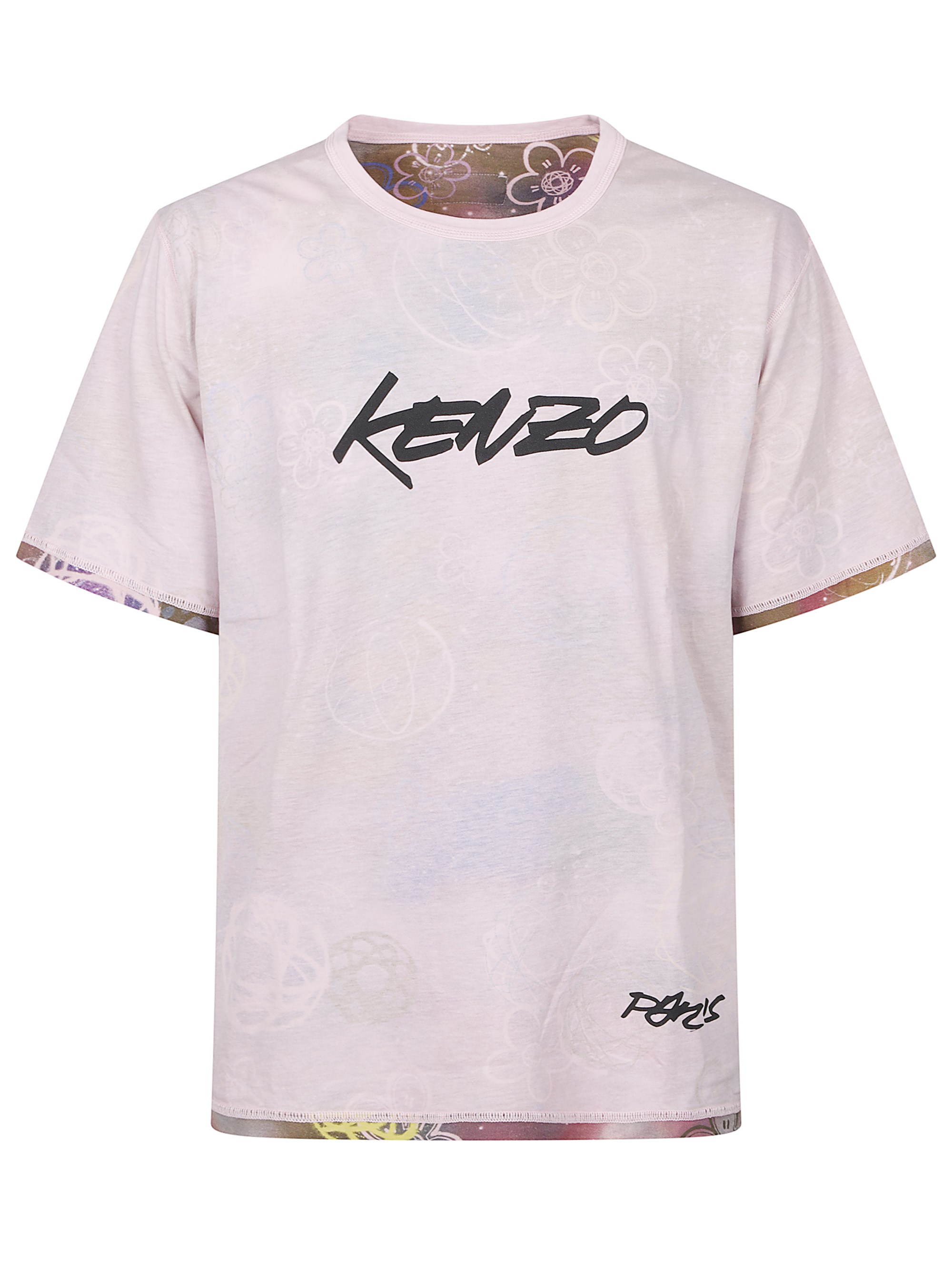 Kenzo Pink  Paris Futura 2000 Edition Reversible T-shirt In Pink