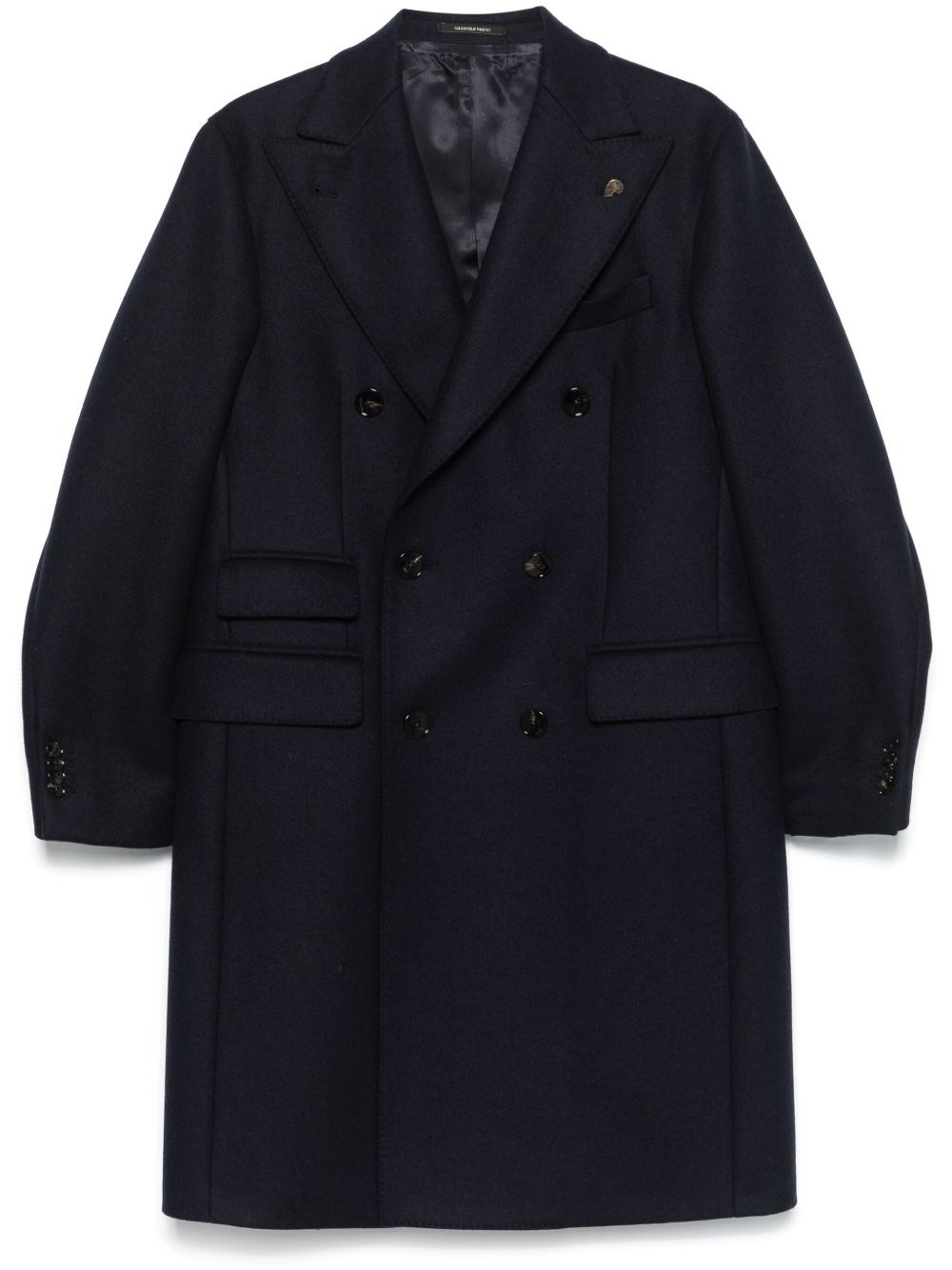 Double Breasted Coat With Bottons - Gabriele Pasini - Modalova