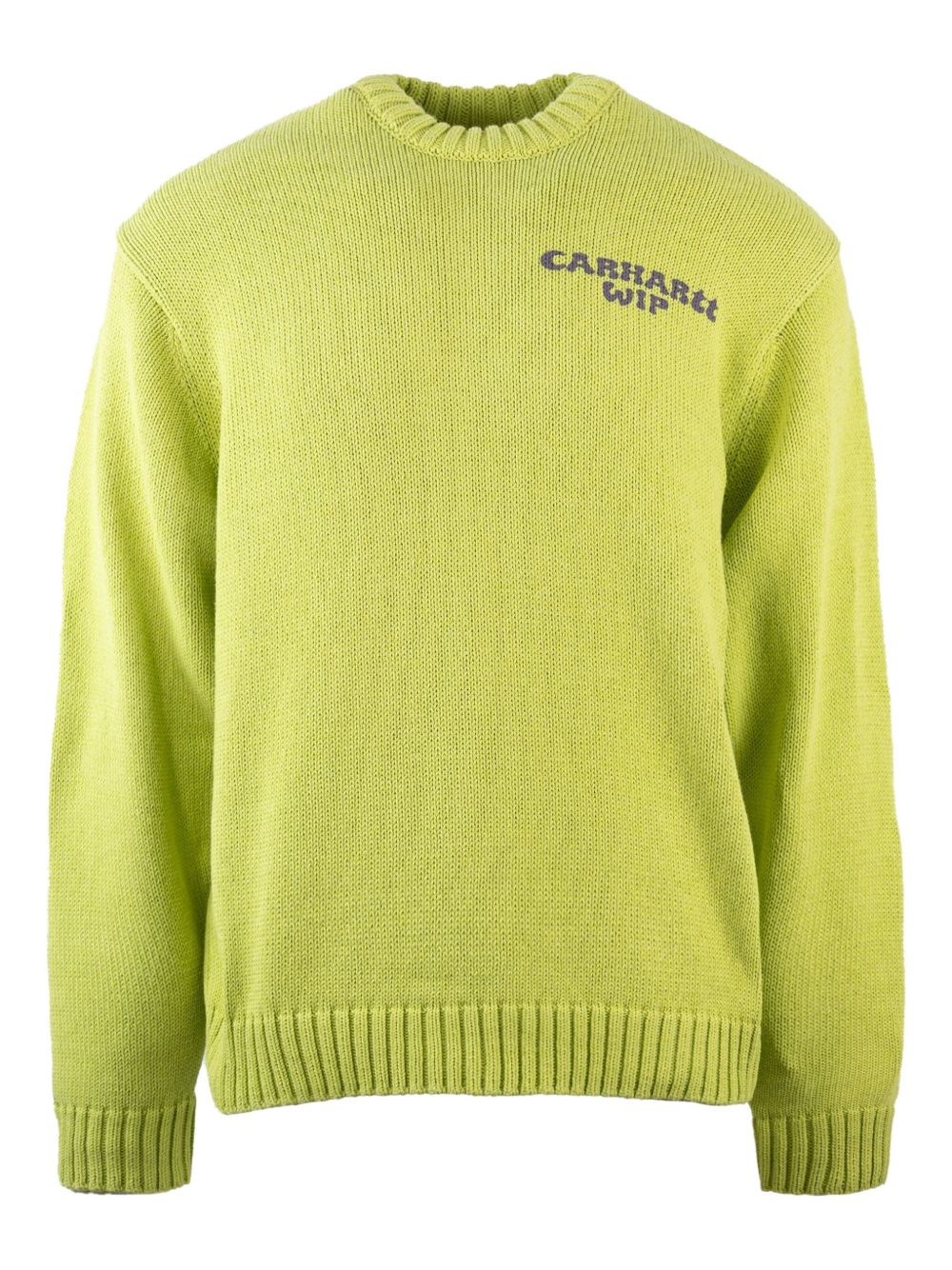 Carhartt Embroidered-logo Sweater In Green