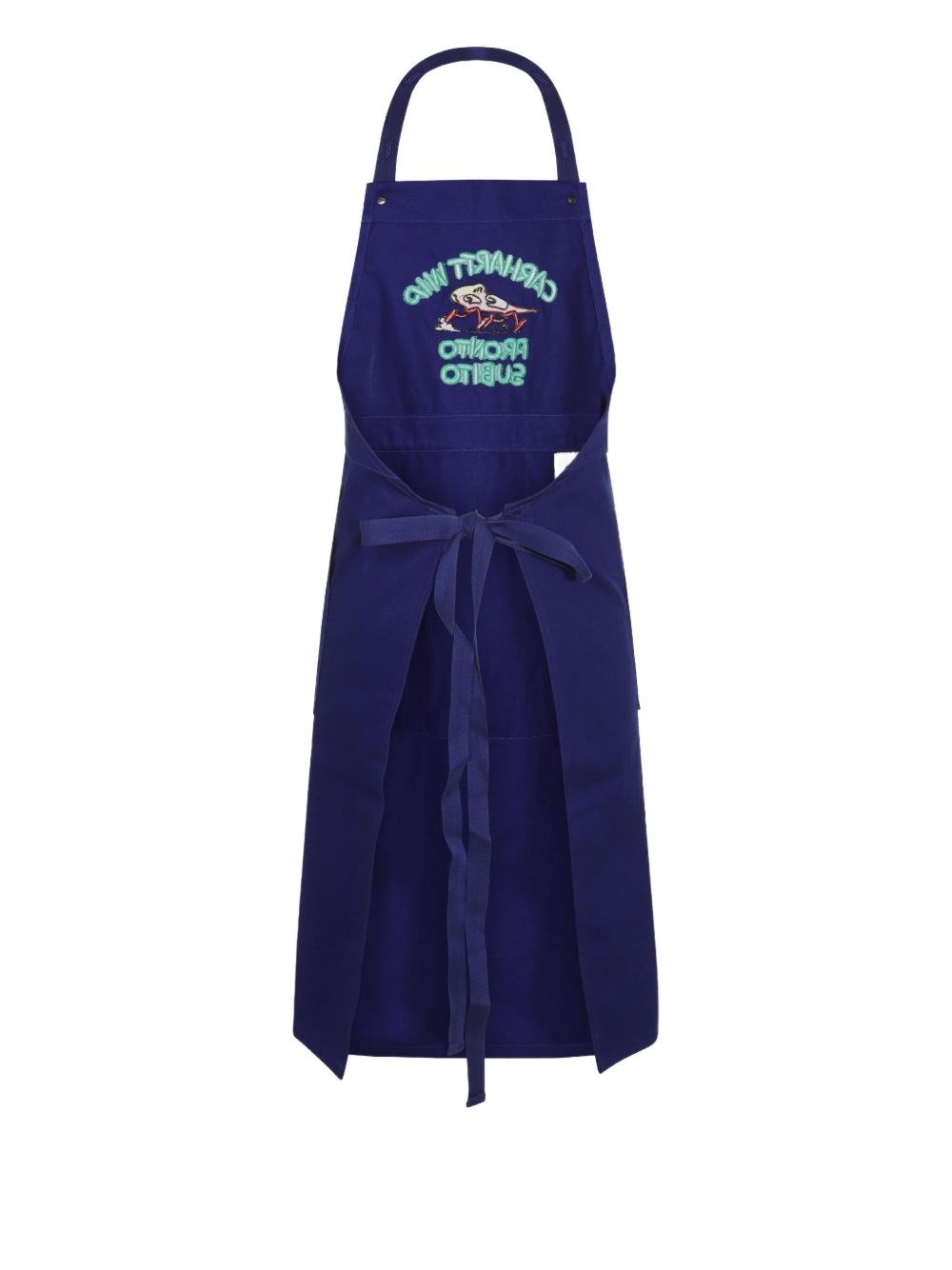 Carhartt Wip Pronto Apron In Cotton Twill In Blue