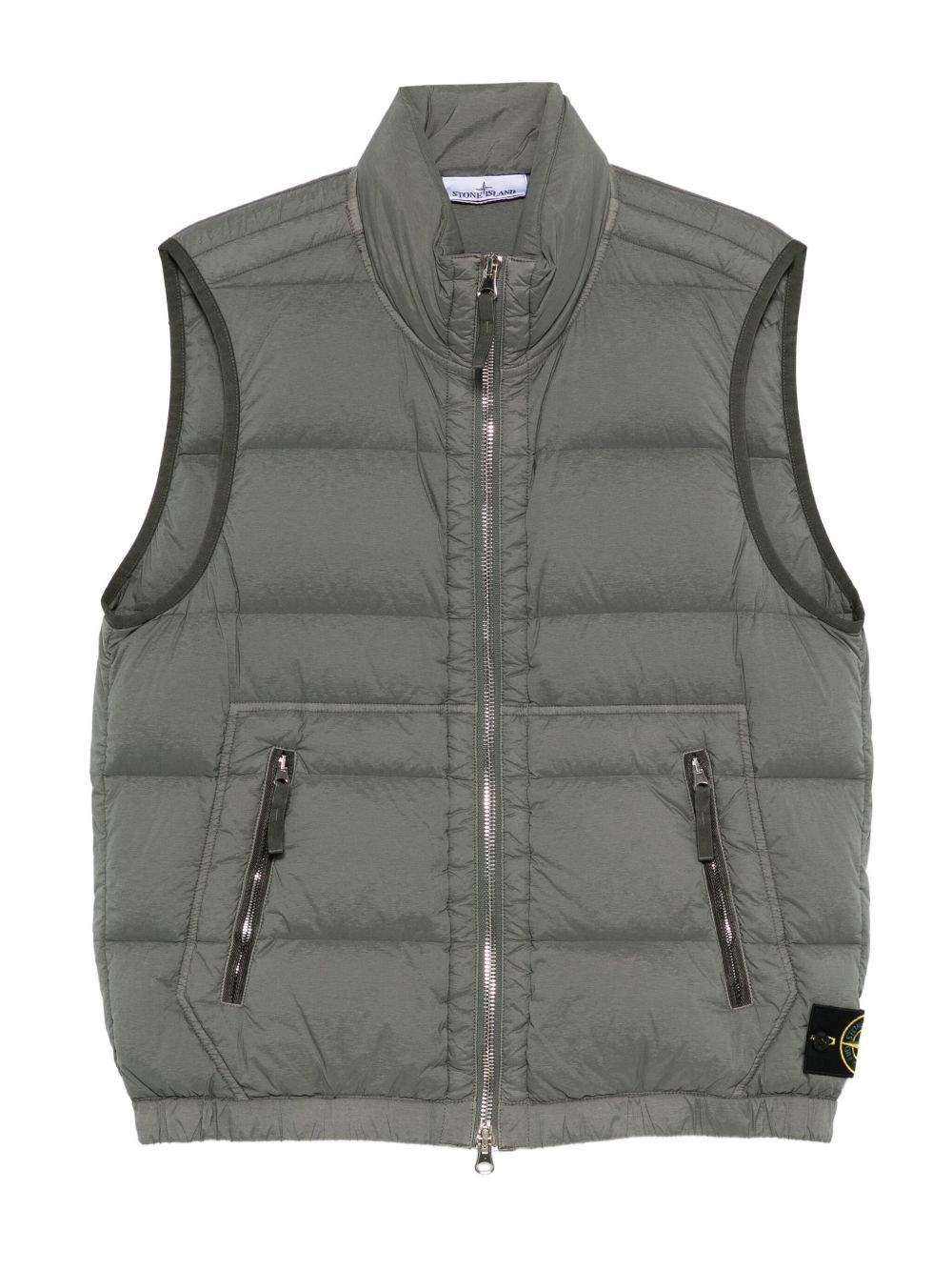 Stone Island Suit Vest  Men Color Grey In Green