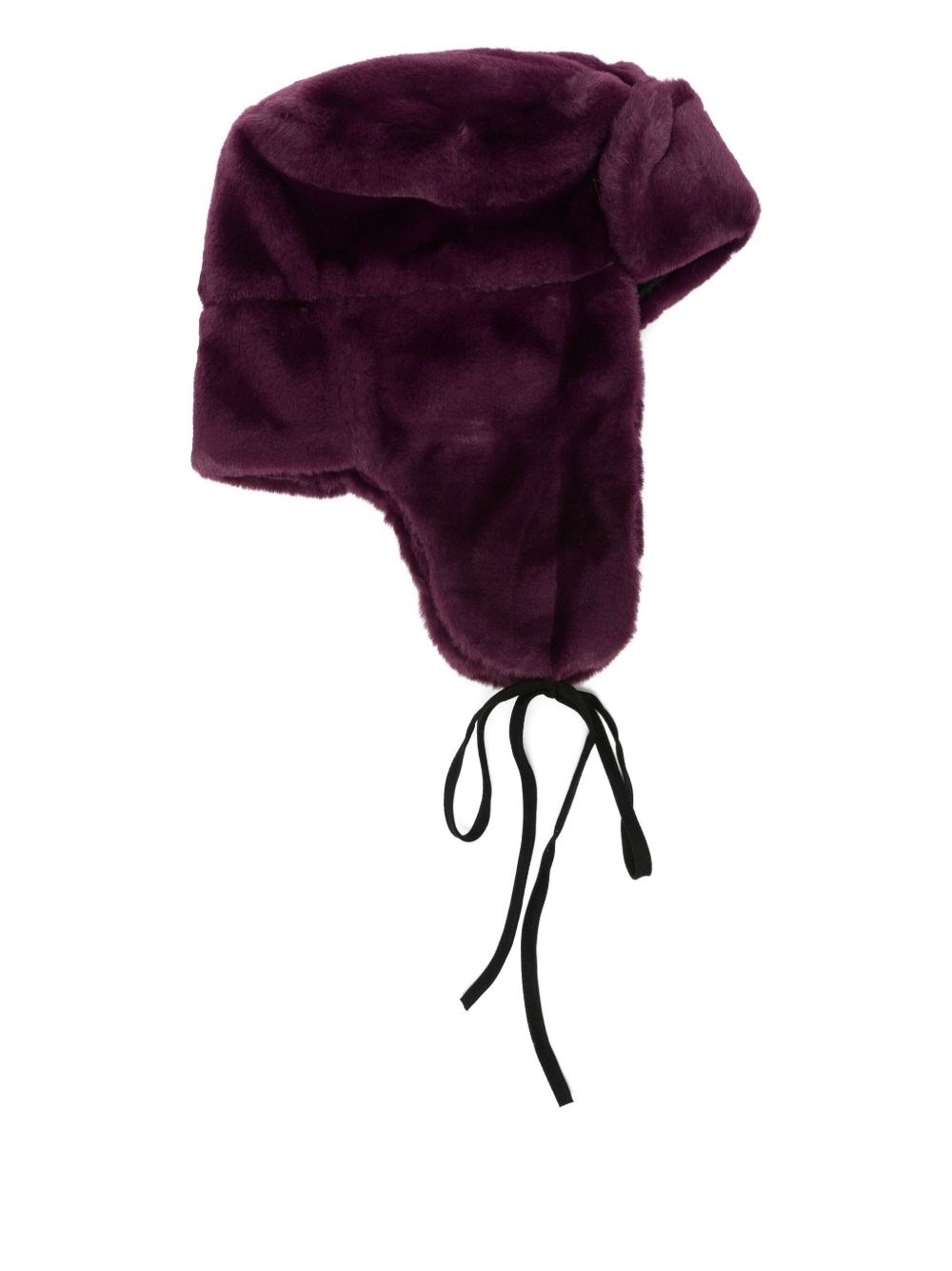 Paul Smith Faux Fur Hat In Purple