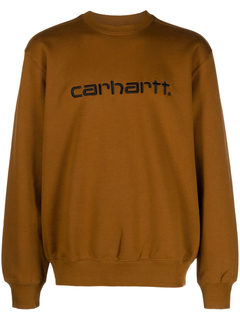 Carhartt Wip Cotton Sweatshirt In Brown