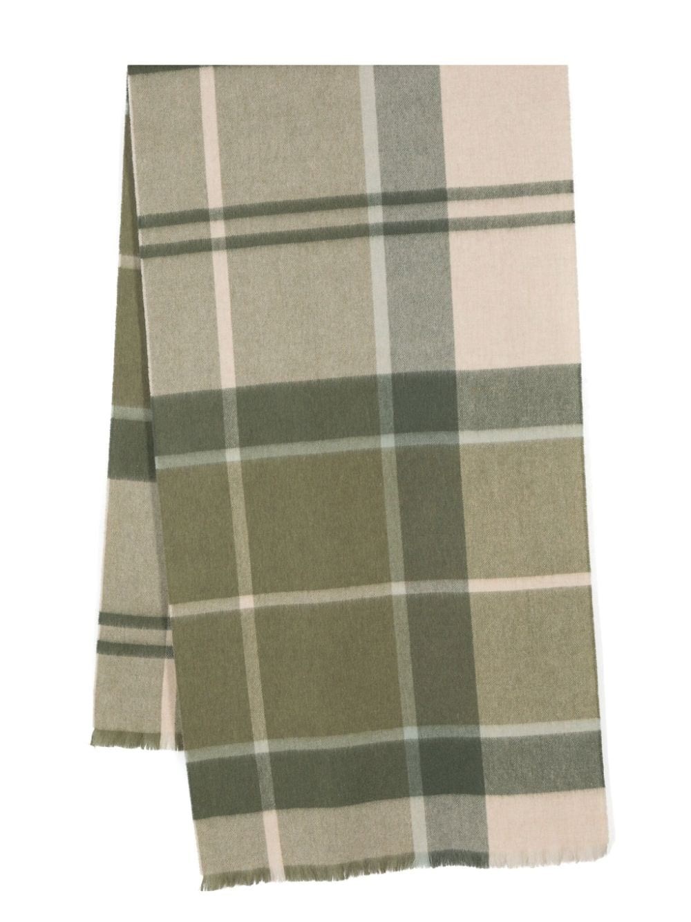 Barbour Rosefield Scottish Wool Scarf In Green