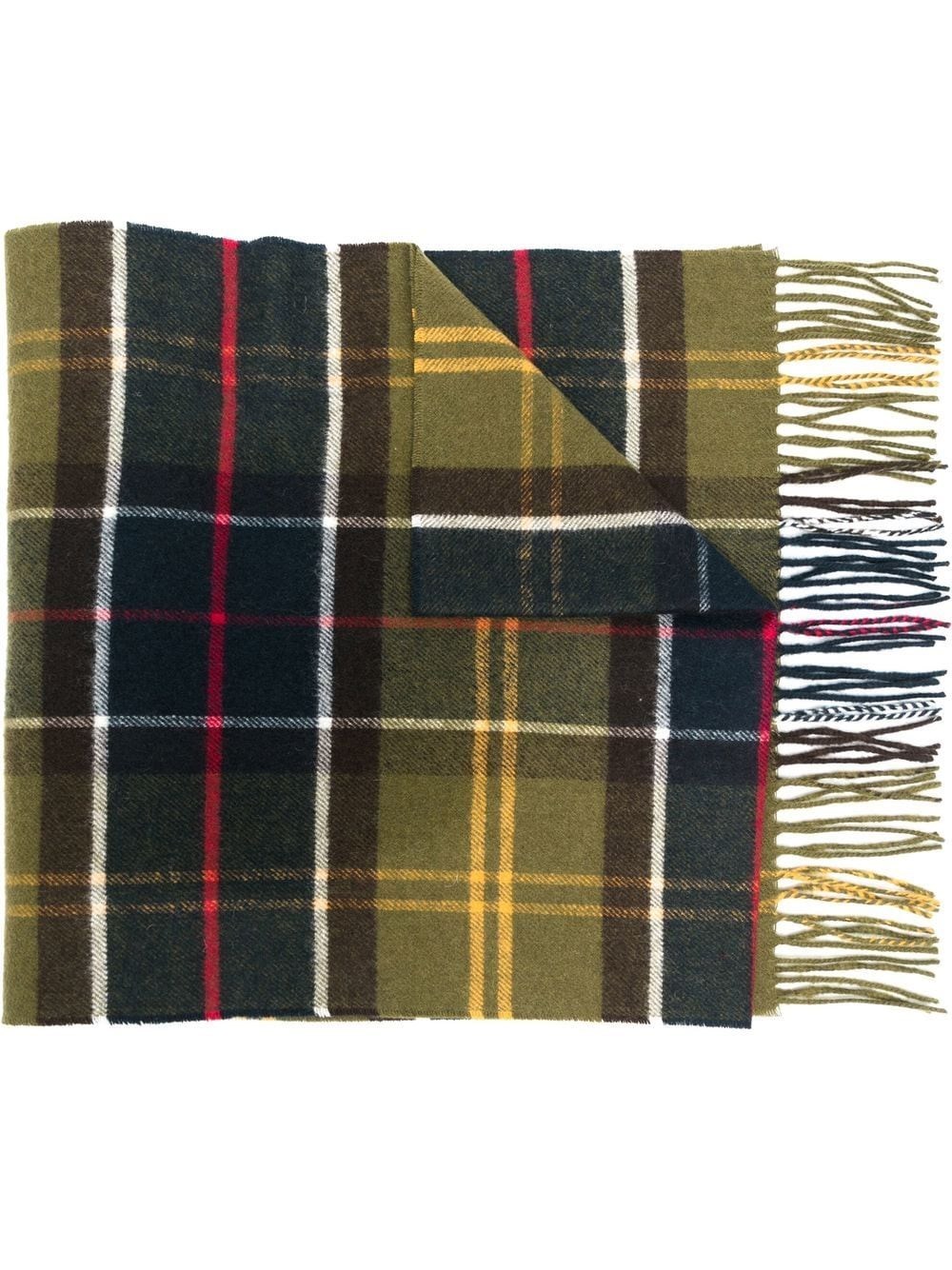 Barbour Yaxley Tartan Scarf In Multi