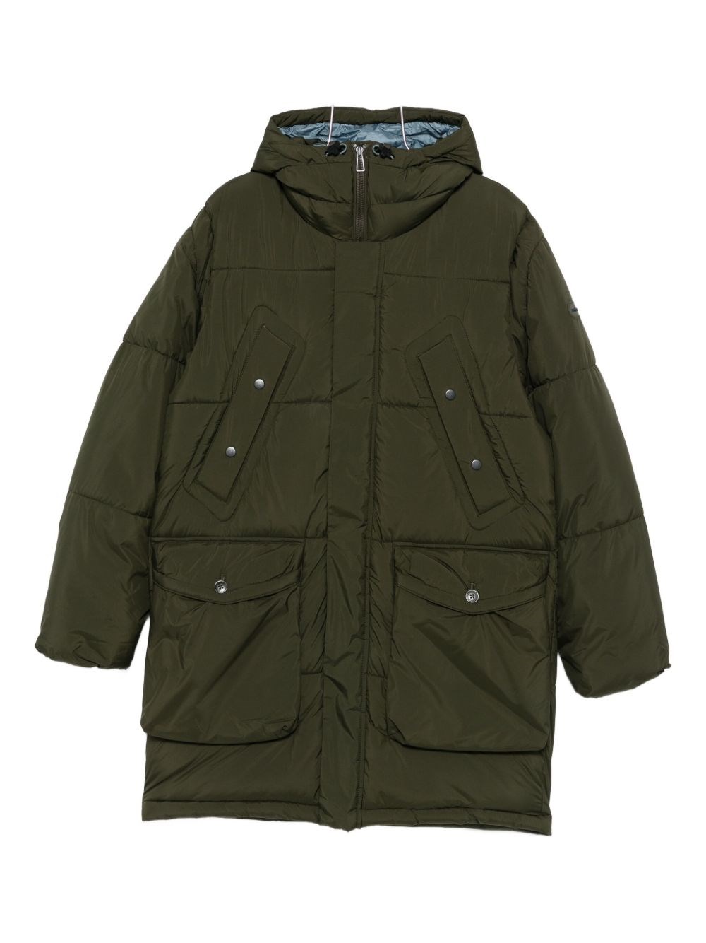 Ps By Paul Smith Ps Paul Smith Padded Parka Coat In Green