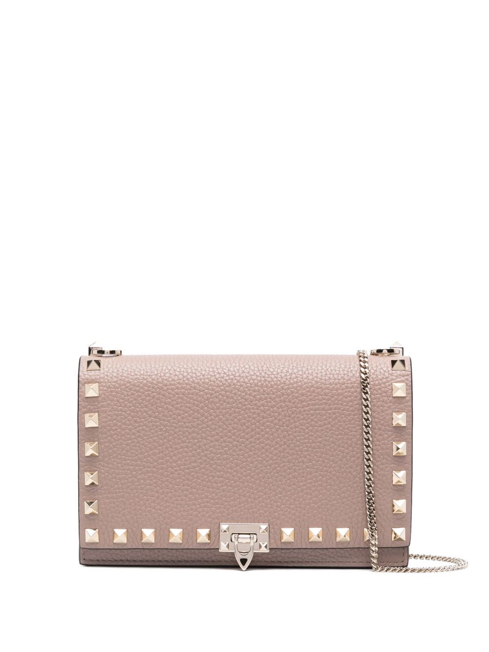 Valentino Garavani Rockstud Leather Mini Bag In Pink