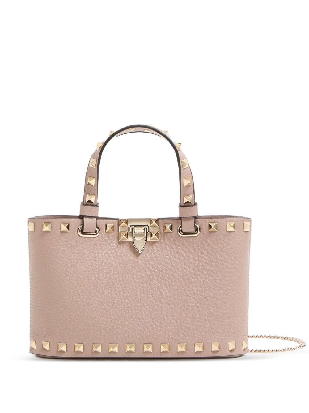Valentino Garavani Rockstud Leather Mini Bag In Pink