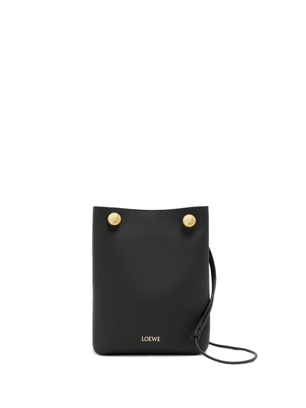 Loewe Pebble Leather Pouch In Black
