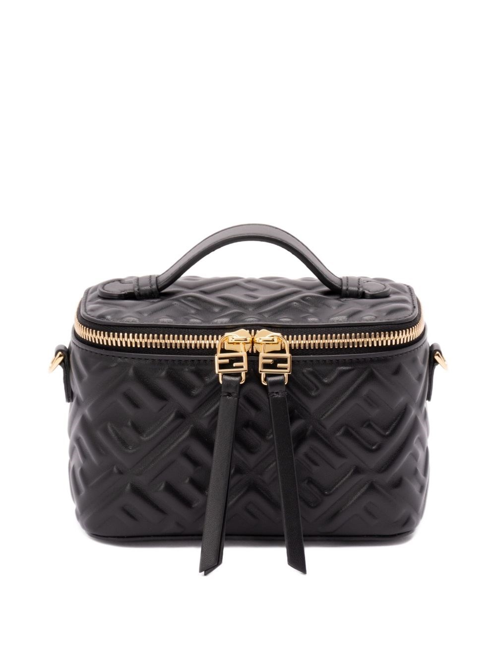 Fendi Mini "vanity" Bag In Black