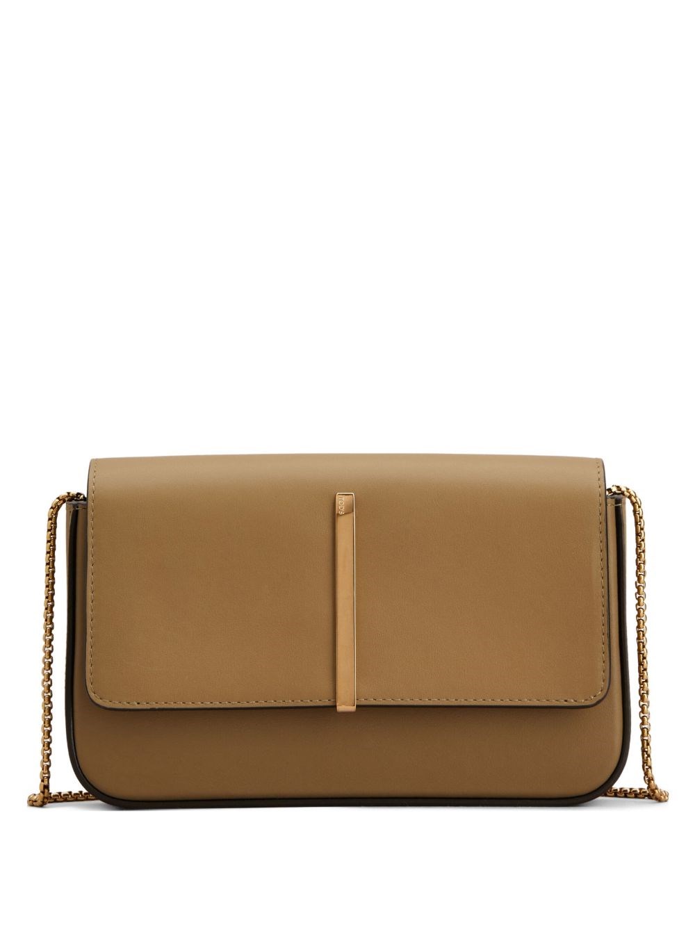 Tod's Mini Bag With Chain-link Shoulder Strap In Brown