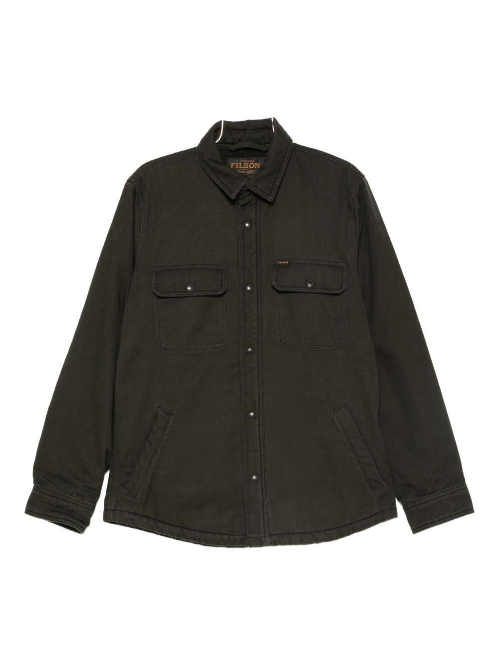 Filson Canvas Workshirt In Brown