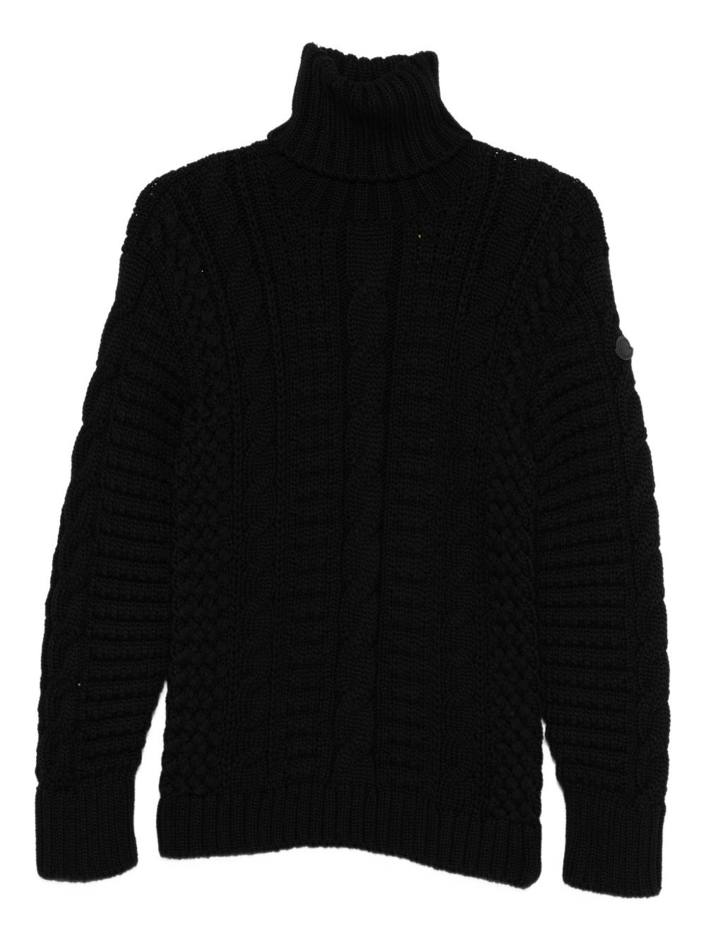 Moncler Genius Wool Turtle-neck Sweater In Black