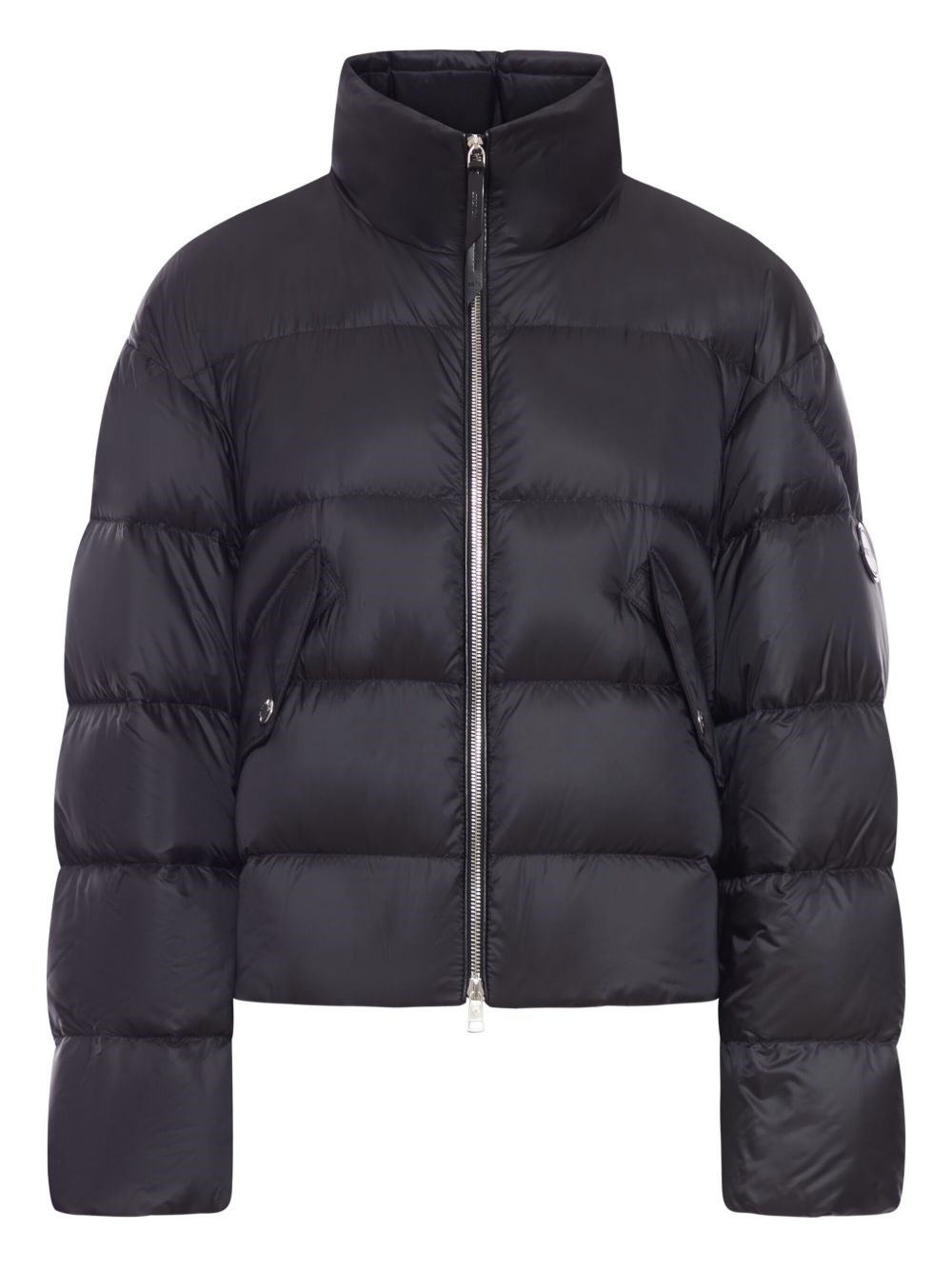 Moncler Genius Blas Short Down Jacket In Black