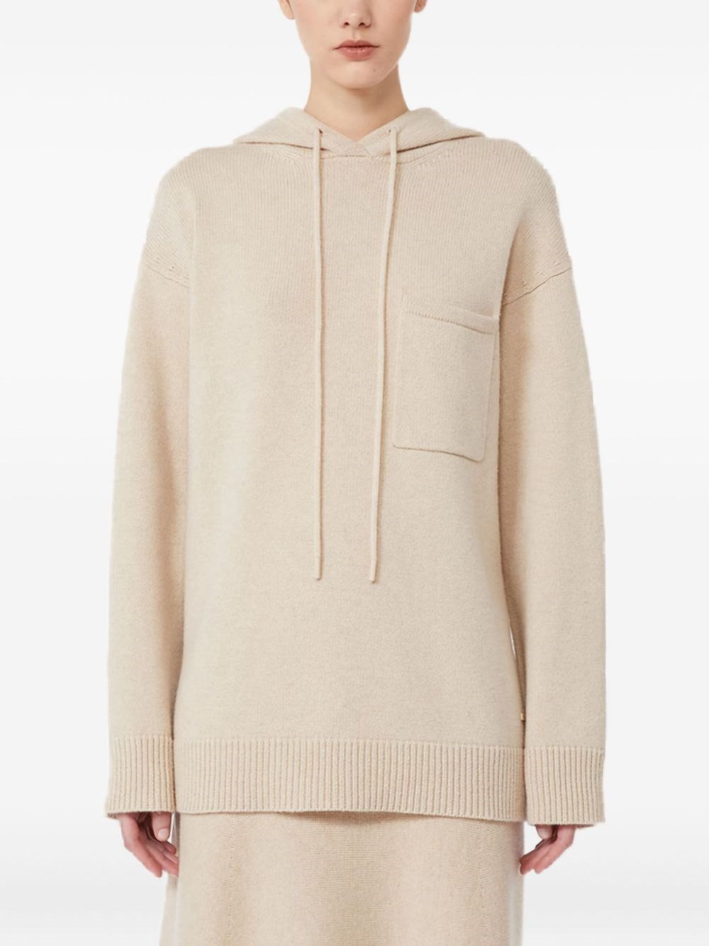Max Mara Cashmere Wool Sweatshirt In Multi