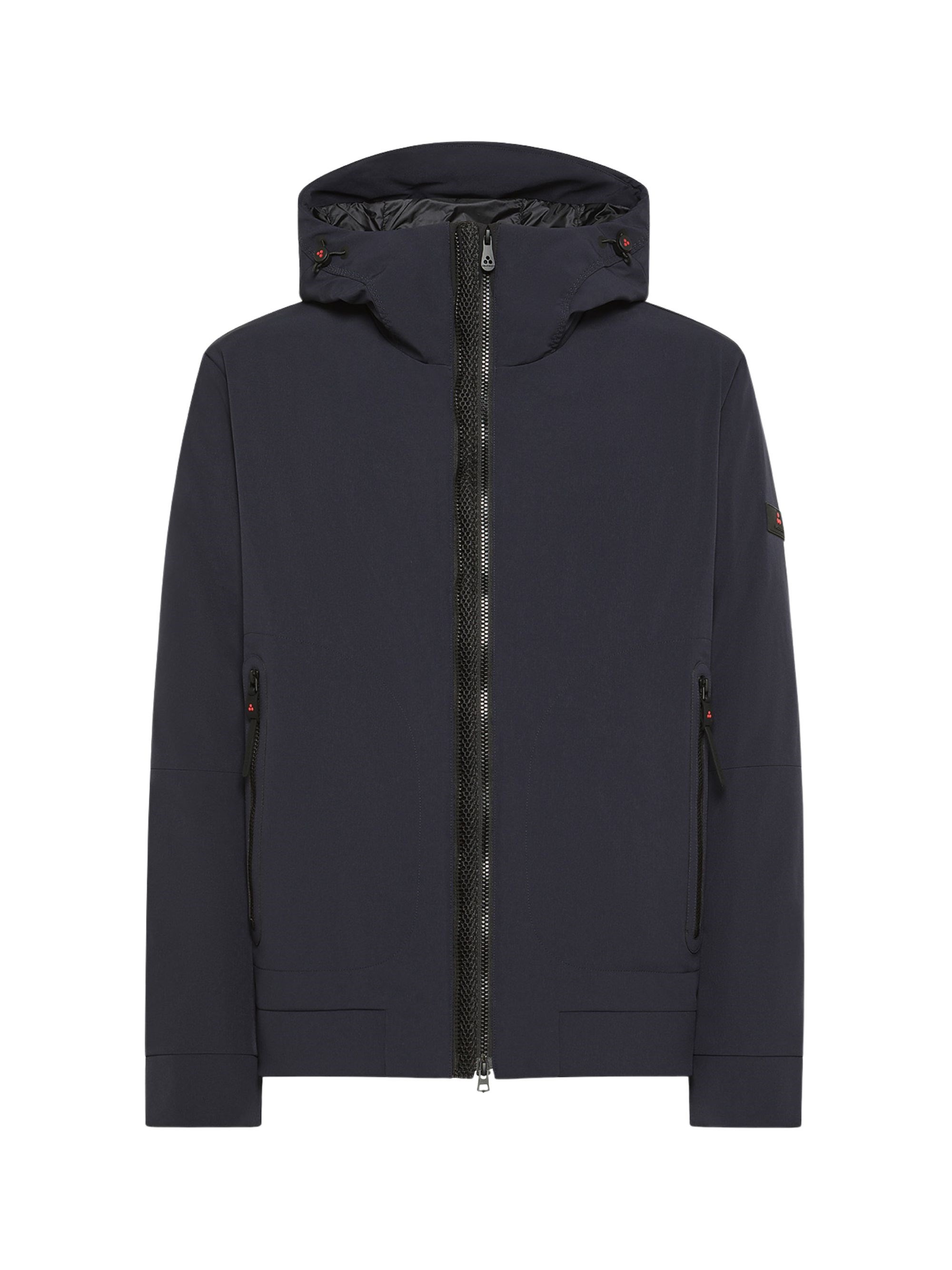 Peuterey Quilted Jacket With Hood In Blue