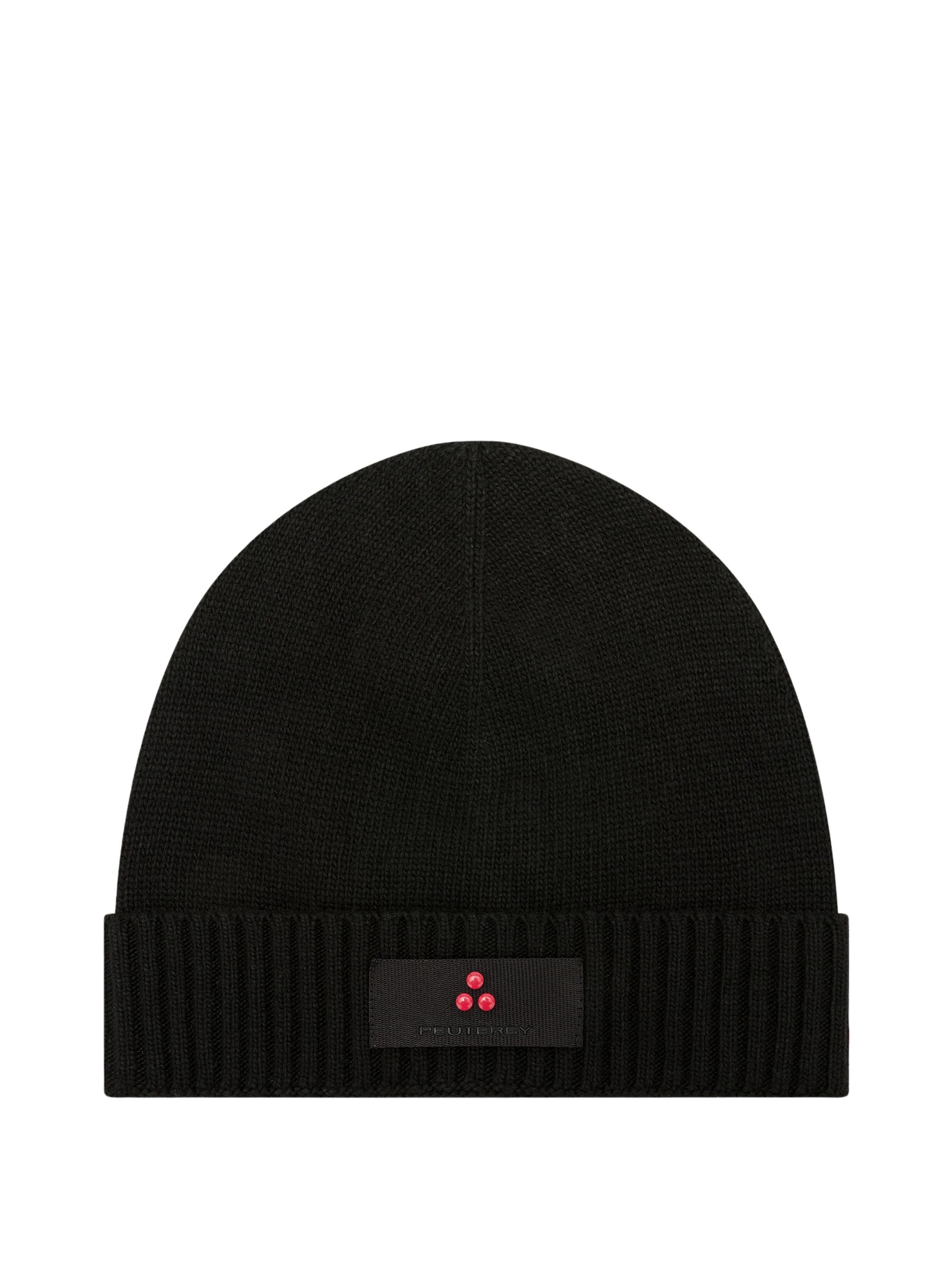 Peuterey Silli 05 Logo Beanie In Black