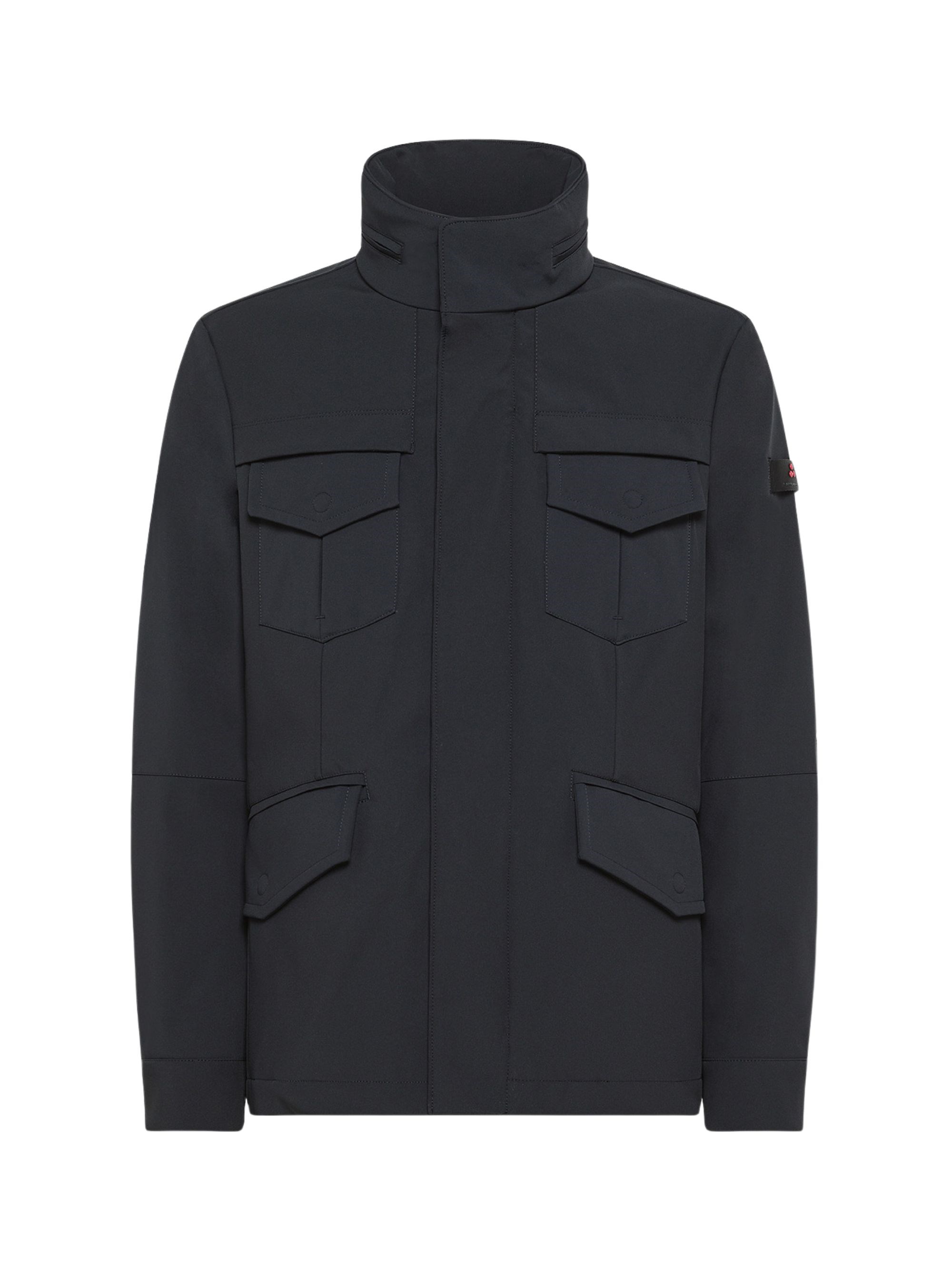 Peuterey Zip-up Jacket With Pockets In Black
