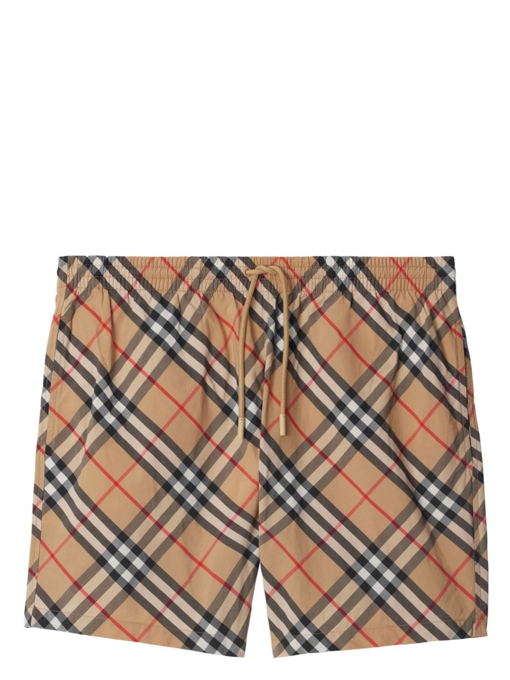 Burberry Checked Print Bermuda Shorts In Multi