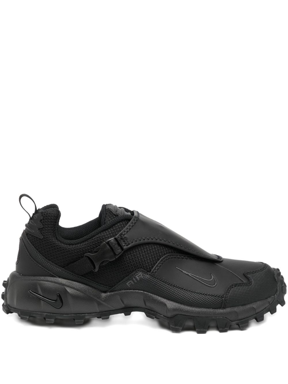 Nike Acg Phassad Mesh And Rubber Sneakers In Black